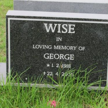 WISE George 1918-2005