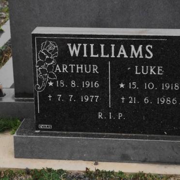 WILLIAMS Arthur 1916-1977 :: WILLIAMS Luke 1918-1986