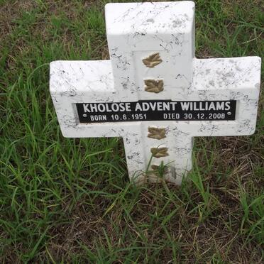 WILLIAMS Kholose Advent 1951-2008
