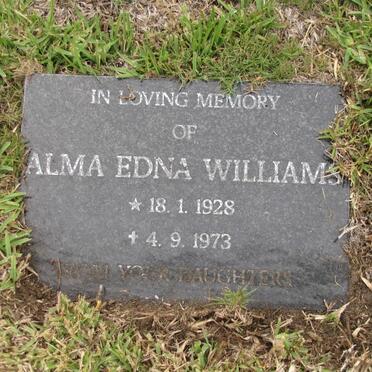 WILLIAMS Alma Edna 1928-1973