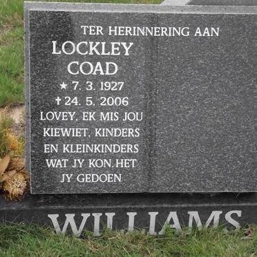 WILLIAMS Lockley Coad 1927-2006