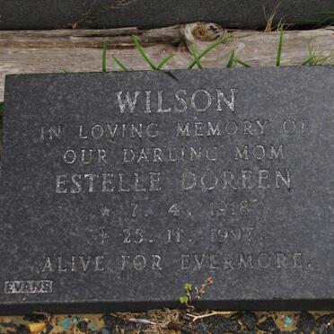 WILSON Estelle Doreen 1918-1997