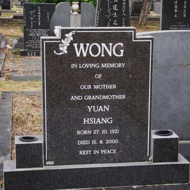 WONG Yuan Hsiang 1921-2000