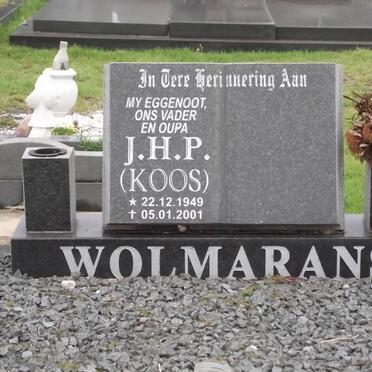 WOLMARANS J.H.P. 1949-2001