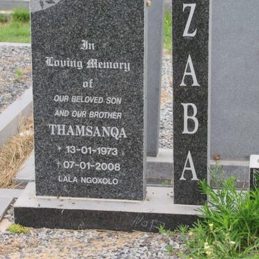 ZABA Thamsanqa 1973-2008