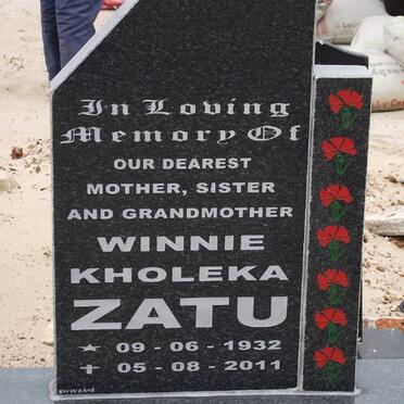 ZATU Winnie Kholeka 1932-2011