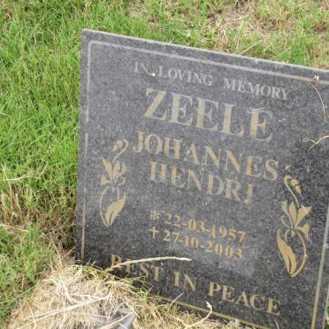 ZEELE Johannes Hendri 1957-2003