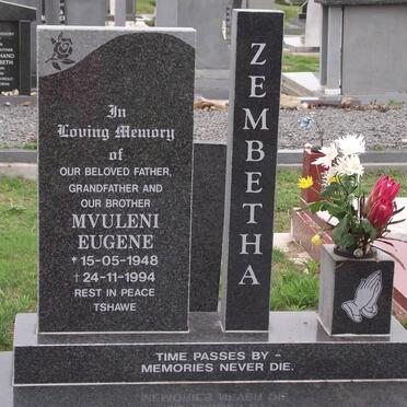 ZEMBETHA Mvuleni Eugene 1948-1994
