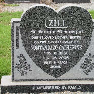 ZILI Nomtandazo Catherine 1960-2006