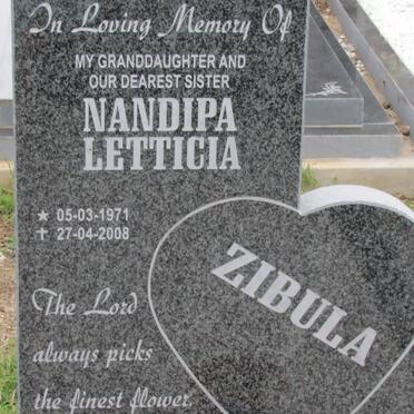 ZIBULA Nandipa Letticia 1971-2008