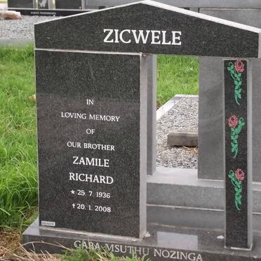 ZICWELE Zamile Richard 1936-2008
