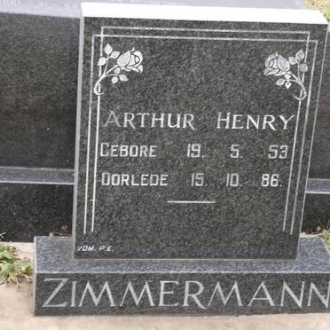 ZIMMERMANN Arthur Henry 1953-1986