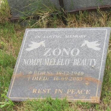 ZONO Nompumelelo Beauty 1940-2003