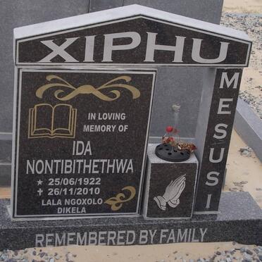 XIPHU Ida Nontibithethwa 1922-2010