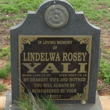 YALI Lindelwa Rosey 1949-2007