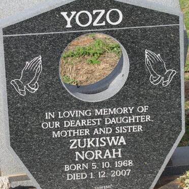 YOZO Zukiswa Norah 1968-2007