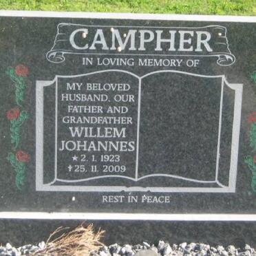 CAMPHER Willem Johannes 1923-2009