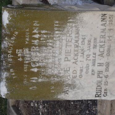 ACKERMANN :: PIETERSEN 