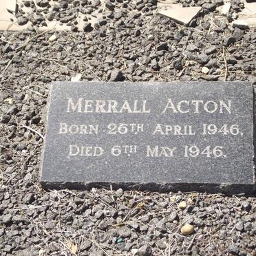 ACTON Merrall 1946-1946