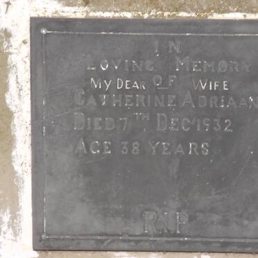 ADRIAAN Catherine -1932