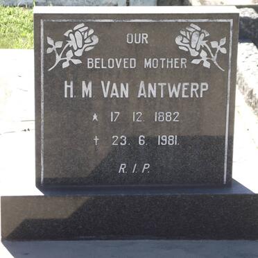 ANTWERP H.M., van 1882-1981