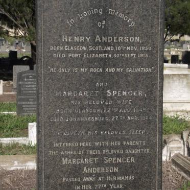 ANDERSON :: SPENCER 