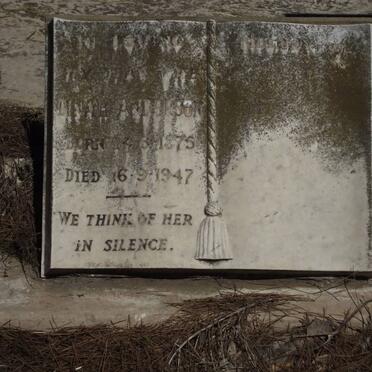 ANDERSON Dinah 1875-1947