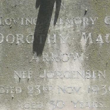 ARROW Dorothy Maud nee JORGENSEN -1939