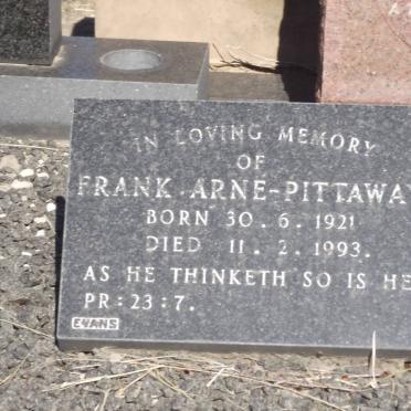 ARNE-PITTAWAY Frank 1921-1993