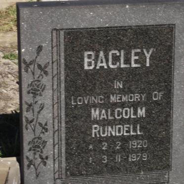 BAGLEY Malcolm Rundell 1920-1979
