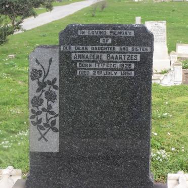 BAARTZES Annadene 1928-1951