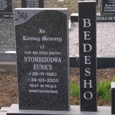 BEDESHO Ntombizodwa Eunice 1963-2005