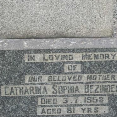 BEZUIDENHOUT Catharina Sophia -1958