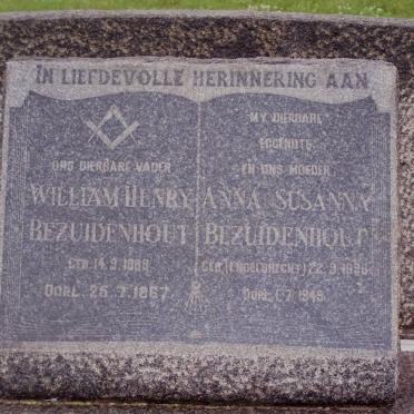 BEZUIDENHOUT William Henry 1885-1967 &amp; Anna Susanna ENGELBRECHT 1898-1949