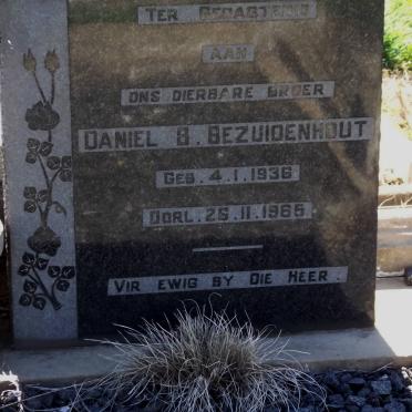 BEZUIDENHOUT Daniel B. 1936-1965