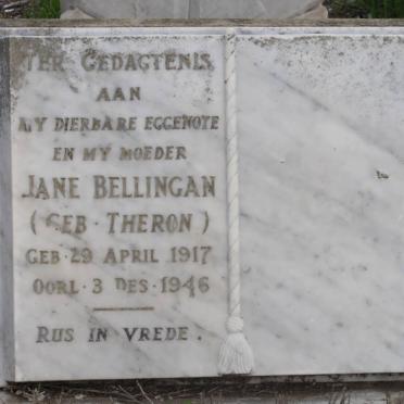 BELLINGAN Jane nee THERON 1917-1946
