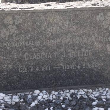 BEETGE Clasina H.J. 1901-1958