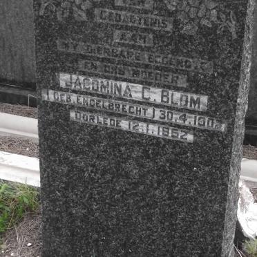 BLOM Jacomina C. nee ENGELBRECHT 1902-1952
