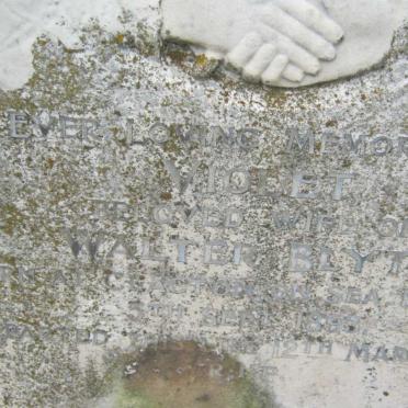 BLYTH Violet 1893-1931