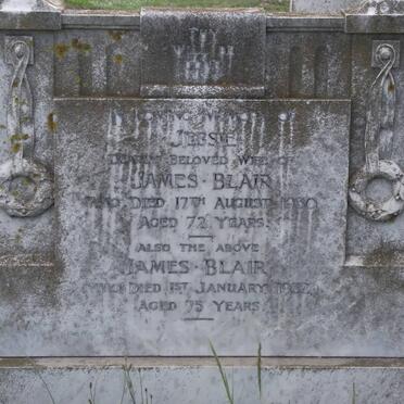 BLAIR James -1932 &amp; Jessie -1930