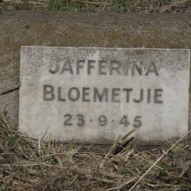 BLOEMETJIE Jafferina -1945