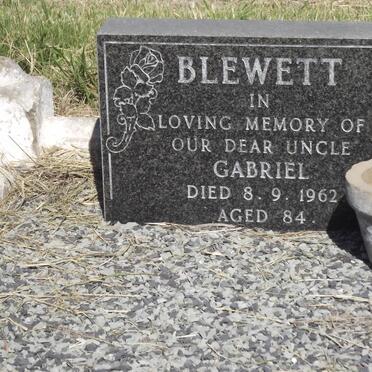 BLEWETT Gabriel -1962