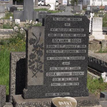 BOSCH Benjamin 1914-1955 :: ? Dora nee BOSCH 1896-1979