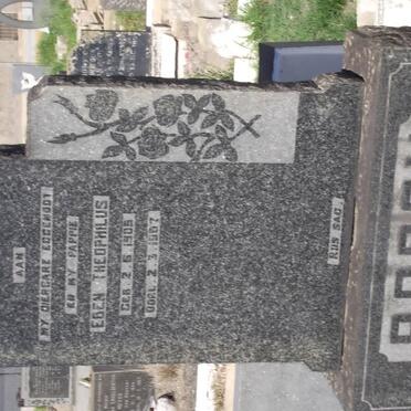 BOSCH Eben Theophilus 1905-1957