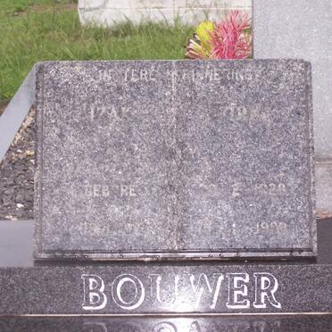 BOUWER Izak Barkhuizen 1928-1990