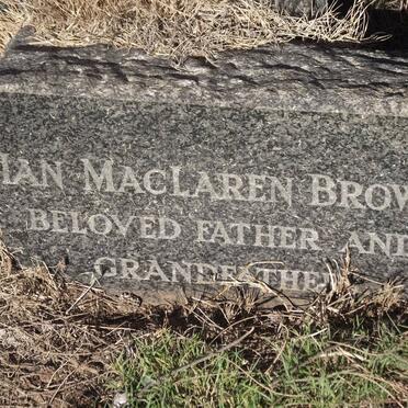 BROWN Ian Maclaren