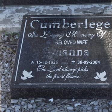 CUMBERLEGE Johanna 1926-2004