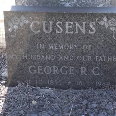 CUSENS George R.C. 1895-1984