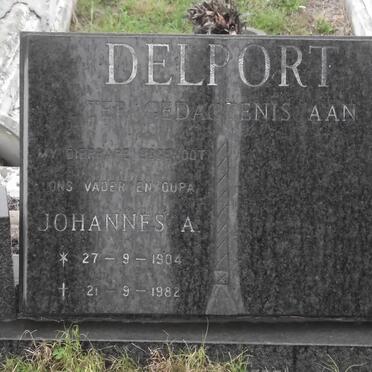 DELPORT Johannes A. 1904-1982
