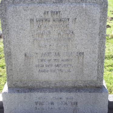 DEASON Thomas -1944 &amp; Kate Amelia -1951